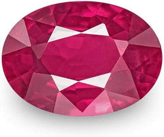 LMDPRAJAPATIS Natural AA++ Ruby Loose Cut Gem, 9.5 carats, Red, Original Unheated Untreated, Astrological Purpose Stone - Gemstones - British D'sire