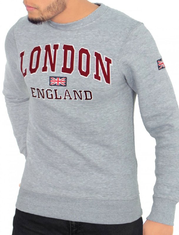 London Souvenir Crewneck Sweatshirt - Men Sweatshirt - British D'sire