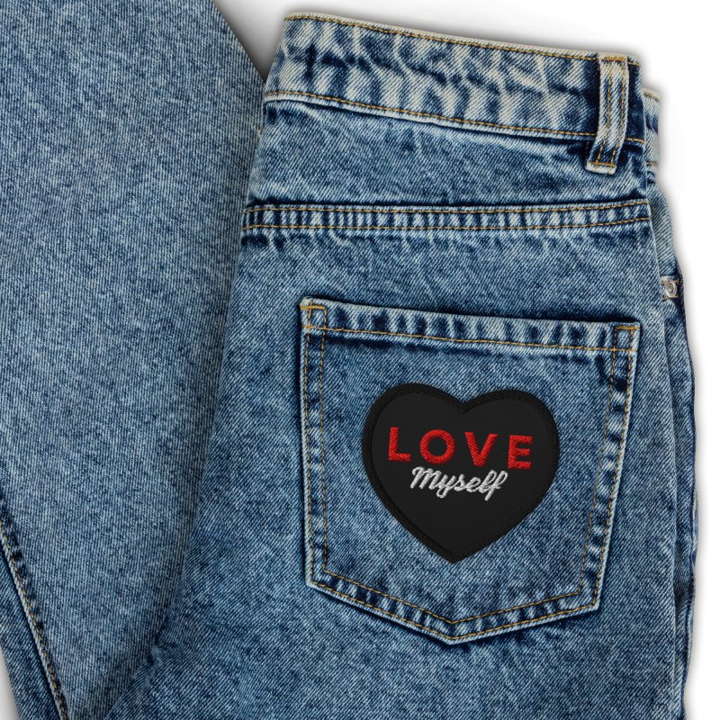 LOVE Myself Embroidered patches Black - patch - British D'sire