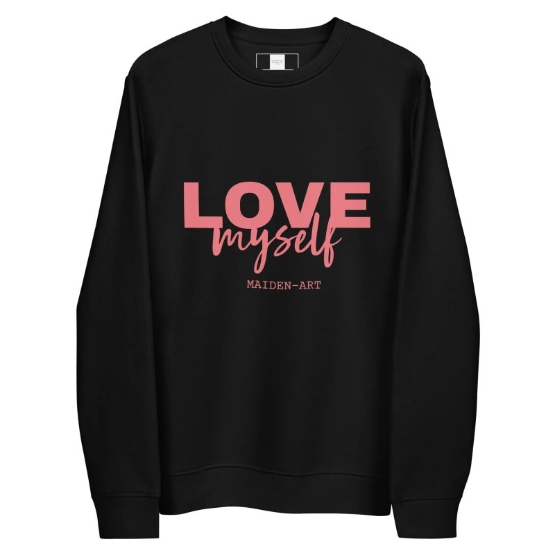 LOVE Myself Unisex eco sweatshirt - Unisex Premium Sweatshirt - British D'sire