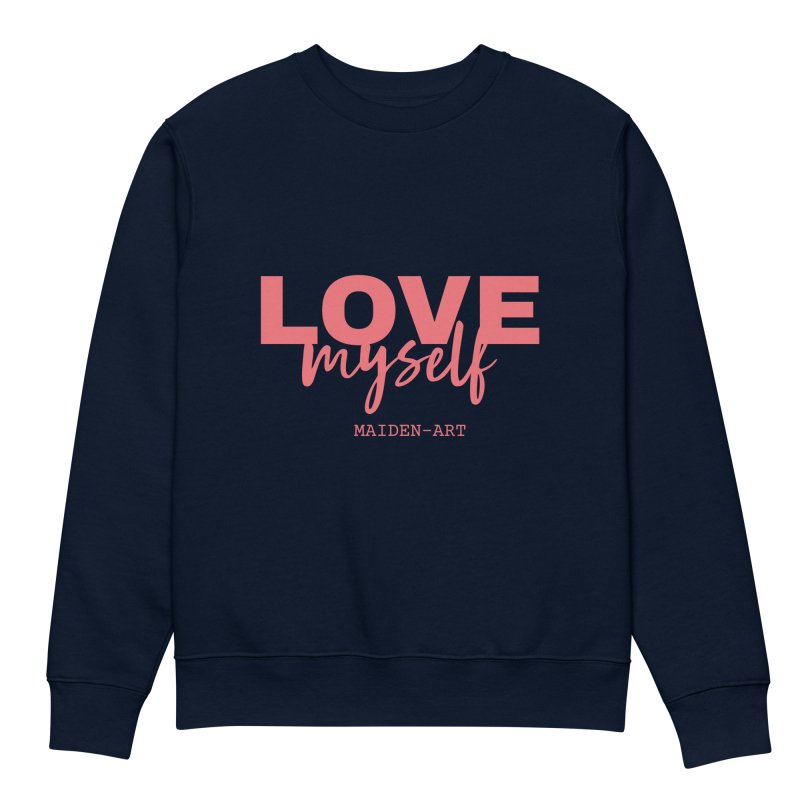 LOVE Myself Unisex eco sweatshirt - Unisex Premium Sweatshirt - British D'sire