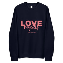 LOVE Myself Unisex eco sweatshirt - Unisex Premium Sweatshirt - British D'sire