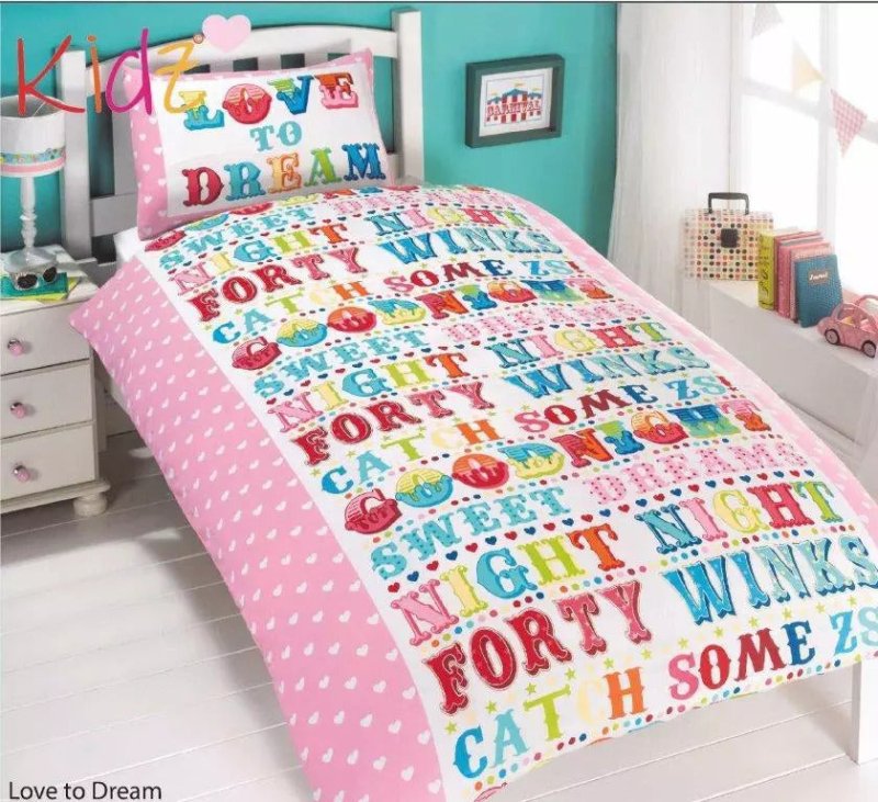 Love to Dream Kids Bedding Duvet Quilt Cover Set - Home, Furniture & DIY:Bedding:Bedding Sets & Duvet Covers - British D'sire