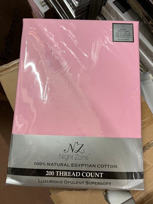 Luxury 100% Egyptian Cotton Bedding Duvet Cover Set 200 Thread Count All Sizes - Home, Furniture & DIY:Bedding:Bedding Sets & Duvet Covers - British D'sire