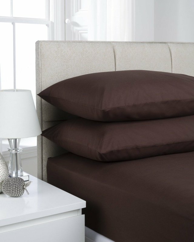 Luxury 100% Egyptian Cotton Fitted Sheet 200 Thread Count Single Doube All Sizes - Home, Furniture & DIY:Bedding:Sheets - British D'sire