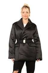 Luxury Black Puffer Jacket - jacket - British D'sire