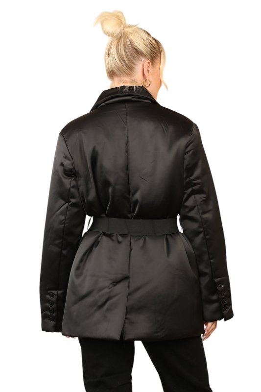 Luxury Black Puffer Jacket - jacket - British D'sire