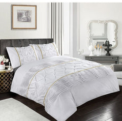 Luxury Duvet Cover Set Double Super King Size Bedding Quilt Bed Black Red White - Home, Furniture & DIY:Bedding:Bedding Sets & Duvet Covers - British D'sire