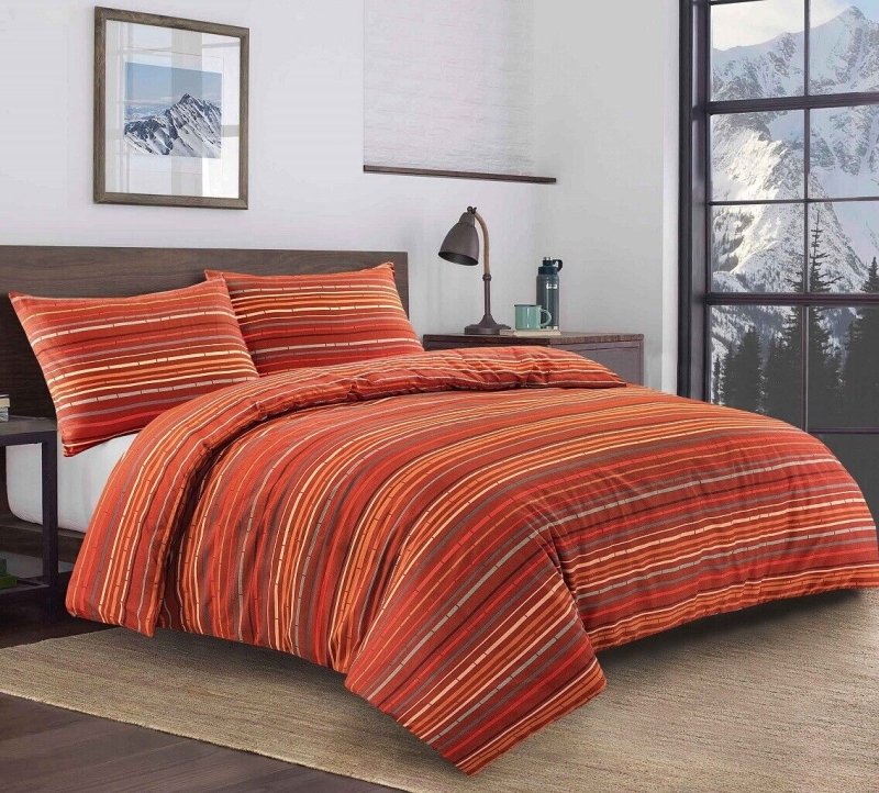 LUXURY PRINTED BEDDING SET DUVET QUILT COVER COTTON DOUBLE SUPER KING SIZES - Home, Furniture & DIY:Bedding:Bedding Sets & Duvet Covers - British D'sire