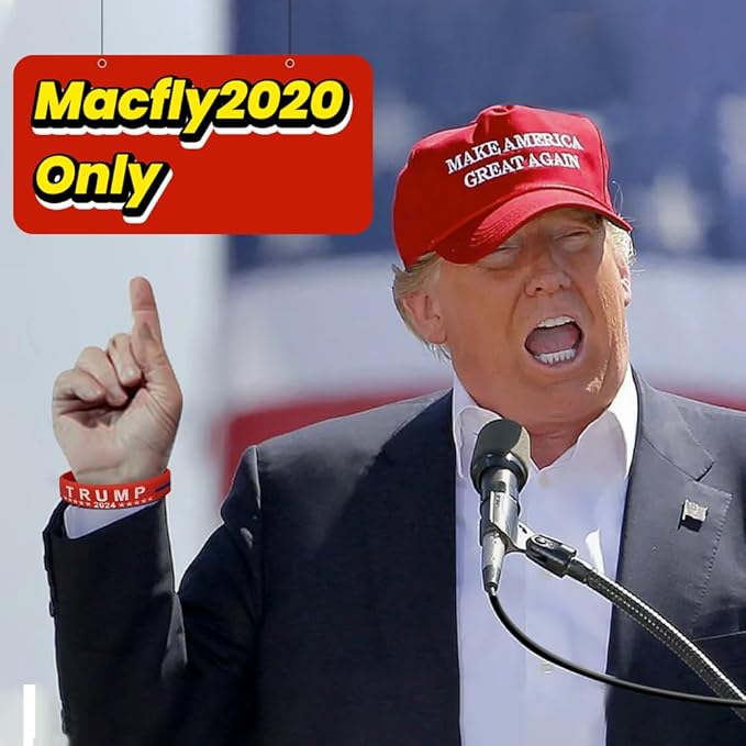 MAGA Trump Hat, Donald Trump Cap, Keep American Great Trump 2020 Hat with Wristband (MAGA - Red)(Size:L) - Hats & Caps - British D'sire