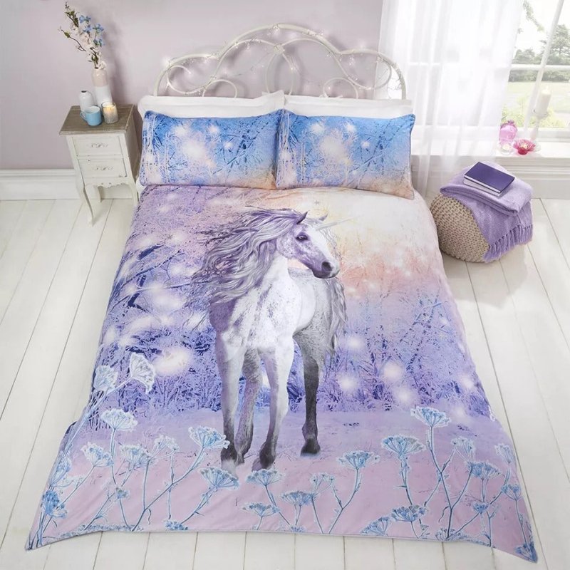 Magical Unicorn Kids Bedding Duvet Quilt Cover Set - Home, Furniture & DIY:Bedding:Bedding Sets & Duvet Covers - British D'sire