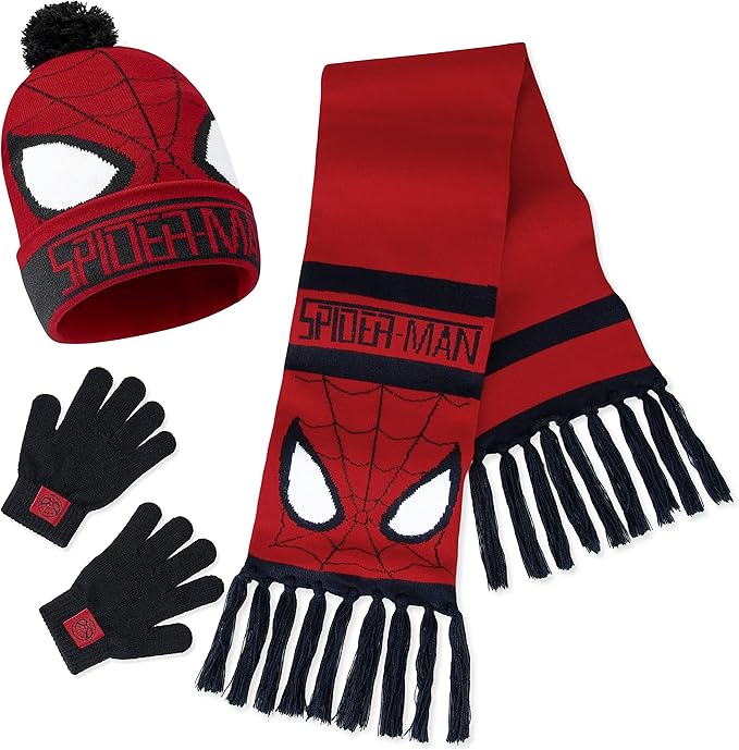 Marvel Boys Winter Accessories Set, Cosy for School Travel - Gifts for Boys - Cold Weather Sets - British D'sire