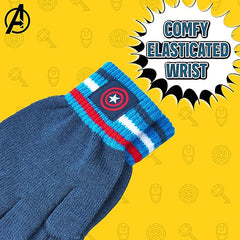 Marvel Boys Winter Accessories Set, Cosy for School Travel - Gifts for Boys - Cold Weather Sets - British D'sire