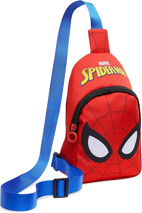 Marvel Spiderman Boys Crossbody Bag Adjustable Strap Zip Compartment Boys Gifts - Bags & Accessories - British D'sire