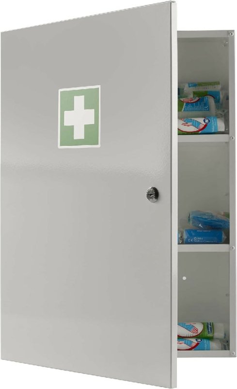 Medical 2 Medicine Storage Cabinet Wall Mounted Extra Large First Aid - Medical Cabinet - British D'sire