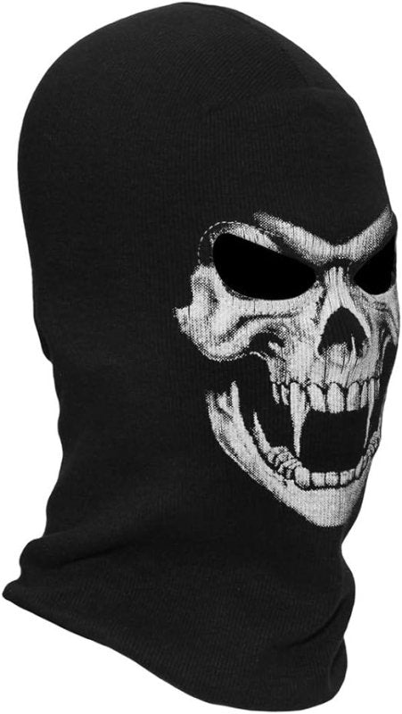 MELOP Full Face Skeleton Skull Ghost Halloween Balaclava Face Mask for Cosplay Costume Cycling Outdoor Sport With Skeleton Pattern Gloves - Face Masks - British D'sire