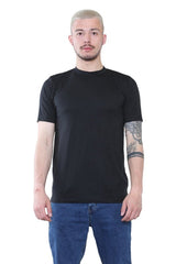 Men's Classic Black T-Shirt – Premium Cotton Crew Neck Tee for Everyday Wear - British D'sire