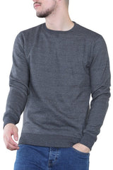 Men's Classic Grey Sweatshirt - Casual Comfort and Stylish Fit - British D'sire