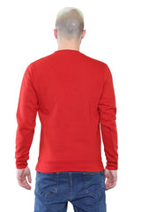 Men's Classic Red Sweatshirt - Casual Comfort and Stylish Fit - British D'sire