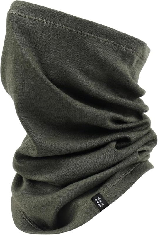 Merino Protect 100% Merino Wool Neck Gaiter Men Women Breathable Face Mask Lightweight Neck Warmer Motorcycle Hiking Hunting - British D'sire