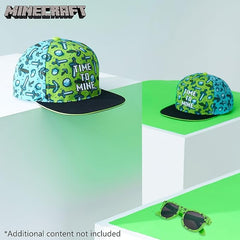 Minecraft Baseball Cap and Kids Sunglasses Set, Creeper Adjustable Boys Hat 100% UV Protection Kids Sunglasses Boys Holiday Accessories Gamer Gifts - British D'sire