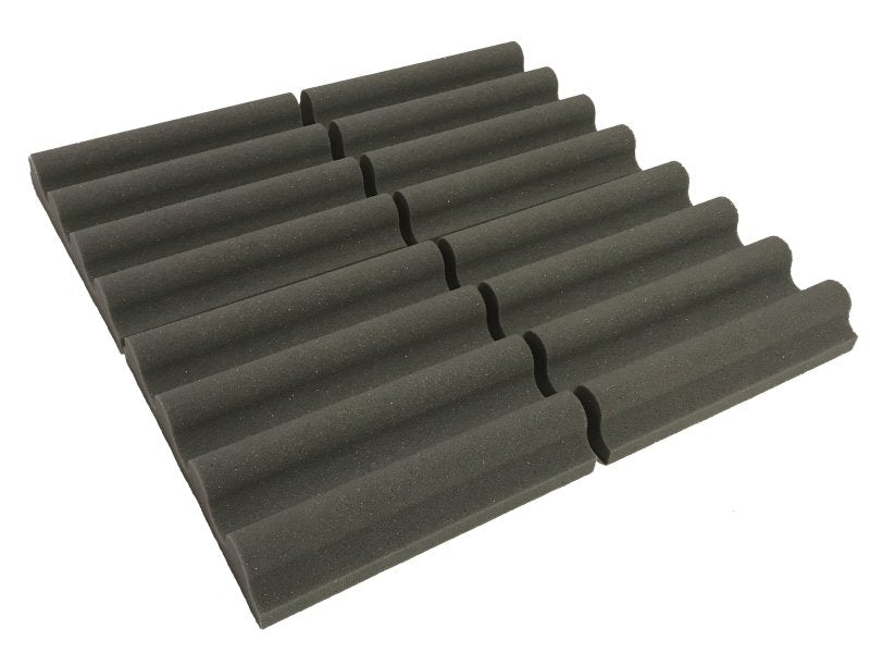 Mini Wave 12" Acoustic Studio Foam Tile Pack - 12" Acoustic Tile Packs - British D'sire