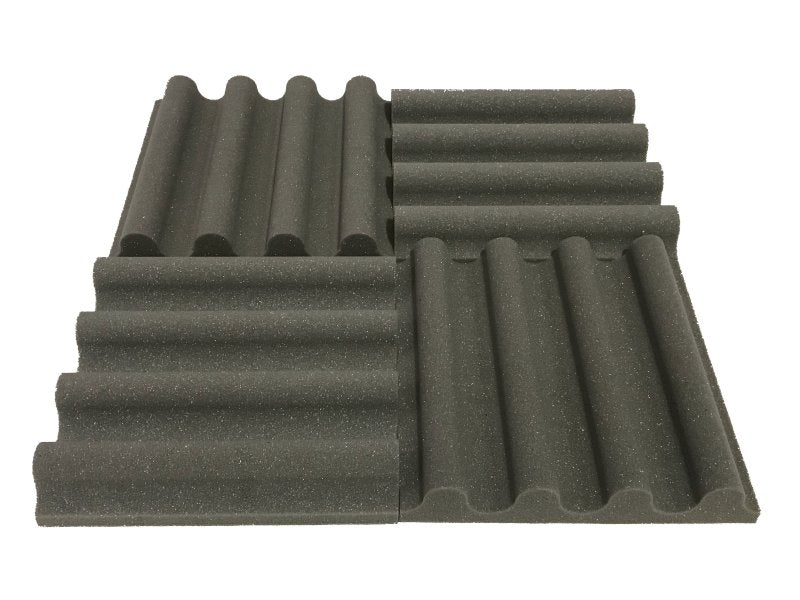 Mini Wave 12" Acoustic Studio Foam Tile Pack - 12" Acoustic Tile Packs - British D'sire