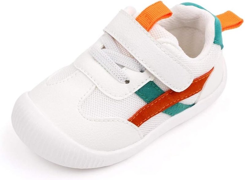 MK MATT KEELY Baby Boys Girls First Walking Shoes Toddler Anti - Slip Soft PU Leather Prewalker Sneakers - British D'sire