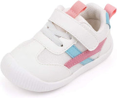 MK MATT KEELY Baby Boys Girls First Walking Shoes Toddler Anti - Slip Soft PU Leather Prewalker Sneakers - British D'sire