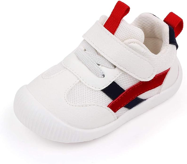 MK MATT KEELY Baby Boys Girls First Walking Shoes Toddler Anti - Slip Soft PU Leather Prewalker Sneakers - British D'sire