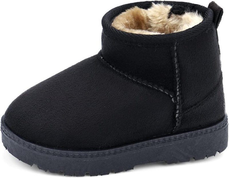 MK MATT KEELY Baby Winter Booties for Toddlers Kids Boy Girl Warm Snow Boots Plush Shoes with Soft Rubber Sole - Kids shoes - British D'sire