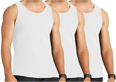 Molten Creek® 6X Pack Mens Vests Classic Sports 100% Cotton Tank Tops Summer Training Gym Sports Sleeveless Casual Undershirts S - 2XL - Sleeveless Tops - British D'sire