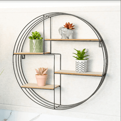 Multi - Section Round Wall Shelf - CHELF - Shelves - British D'sire