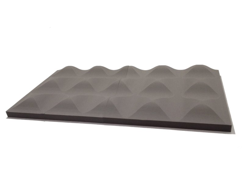 MULTI Wave 30" Acoustic Studio Foam Tiles - Acoustic Foam Tile Packs - British D'sire