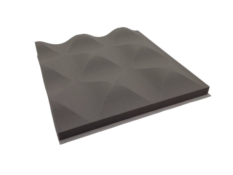 MULTI Wave 30" Acoustic Studio Foam Tiles - Acoustic Foam Tile Packs - British D'sire