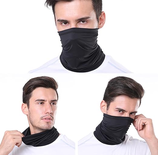 MUNSKT 3Pcs Unisex Neck Warmer, Winter Neck Warmer Scarf, Multifunctional Cycling/Windproof Neck, Ski Mask, UV/Dust Protection Mask, Face Cover for Men Women One Size - Neck Gaiters - British D'sire