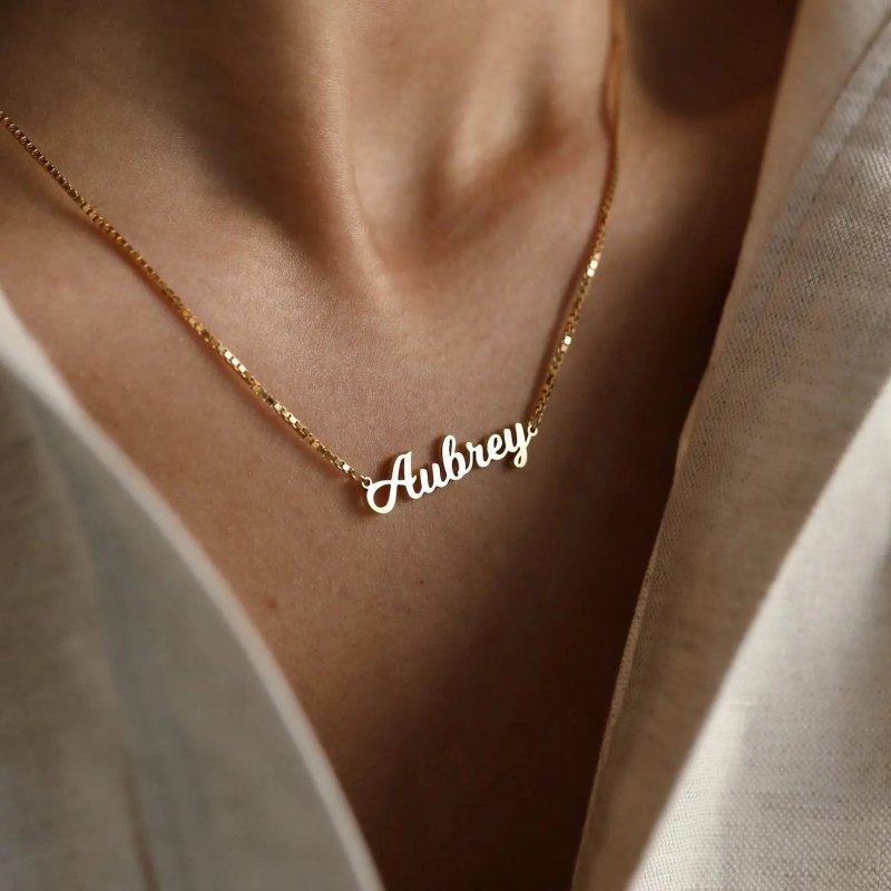 Name Necklace - personalized name necklace - Necklace - British D'sire