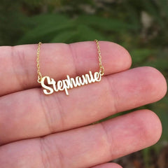 Name Necklace - personalized name necklace - Necklace - British D'sire