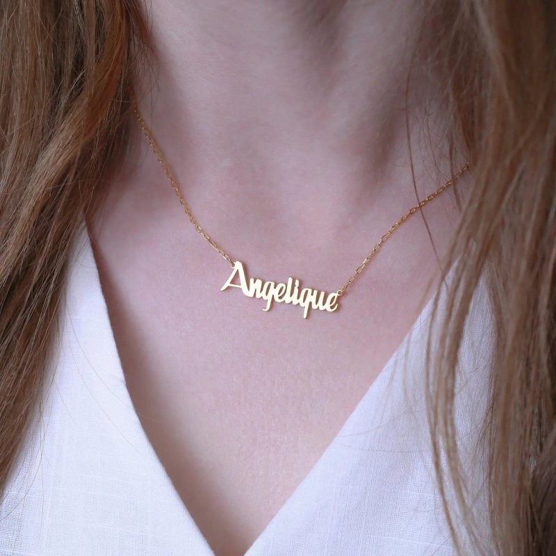 Name Necklace - personalized name necklace - Necklace - British D'sire