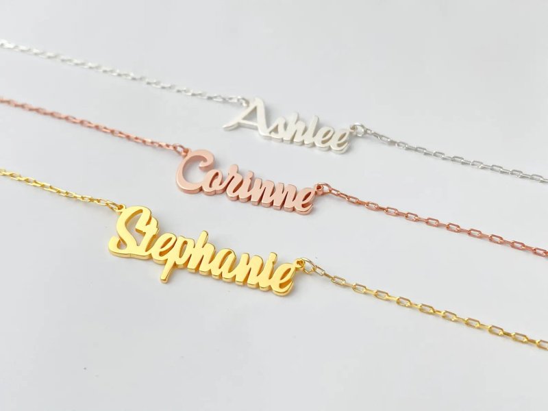 Name Necklace - personalized name necklace - Necklace - British D'sire