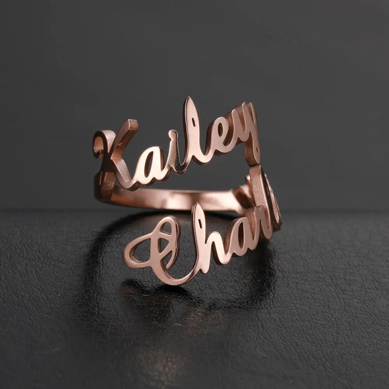 Name Ring - custom name ring - ring - British D'sire