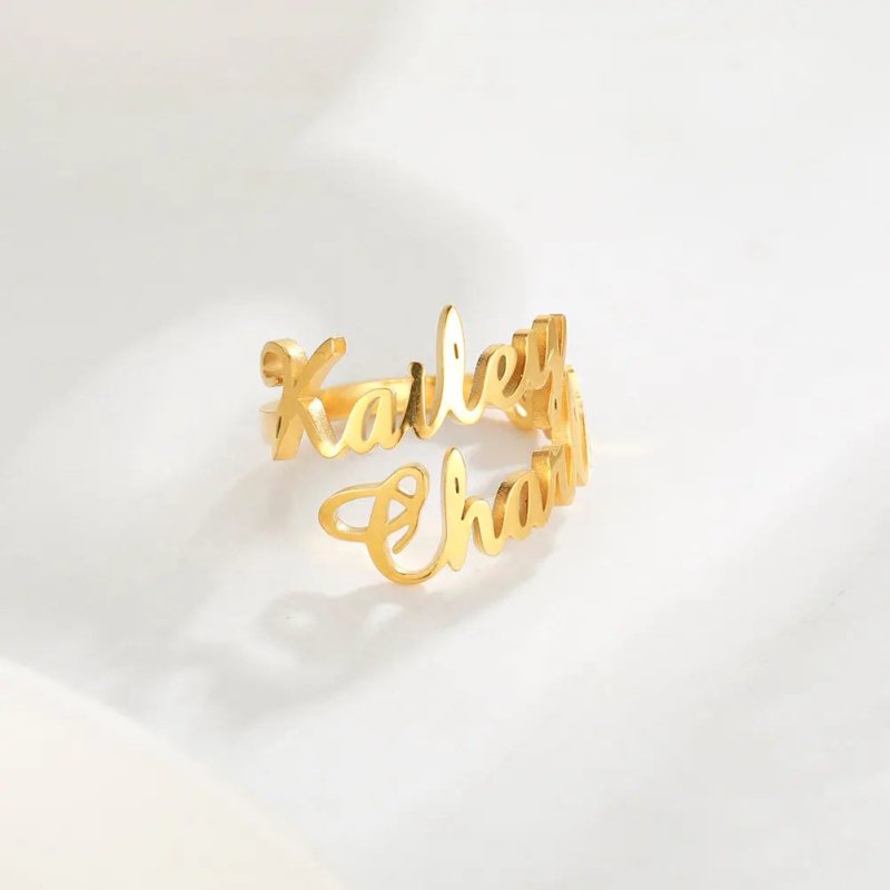 Name Ring - custom name ring - ring - British D'sire