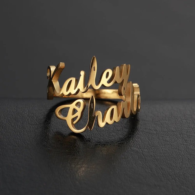 Name Ring - custom name ring - ring - British D'sire