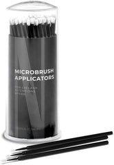 Nanolash Microbrush Applicators 100 pcs - eyelash microbrushes, disposable eyelash applicators, micro brushes for eyelash extensions (1.5 mm) - Microbrush Applicators - British D'sire