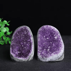 Natural Amethyst Cluster Wholesale rough amethyst geode cluster specimen for feng shui decoration - Crystal Image - British D'sire