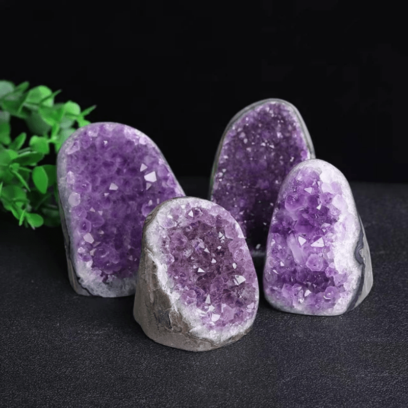 Natural Amethyst Cluster Wholesale rough amethyst geode cluster specimen for feng shui decoration - Crystal Image - British D'sire