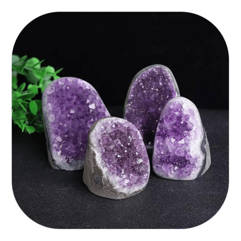 Natural Amethyst Cluster Wholesale rough amethyst geode cluster specimen for feng shui decoration - Crystal Image - British D'sire