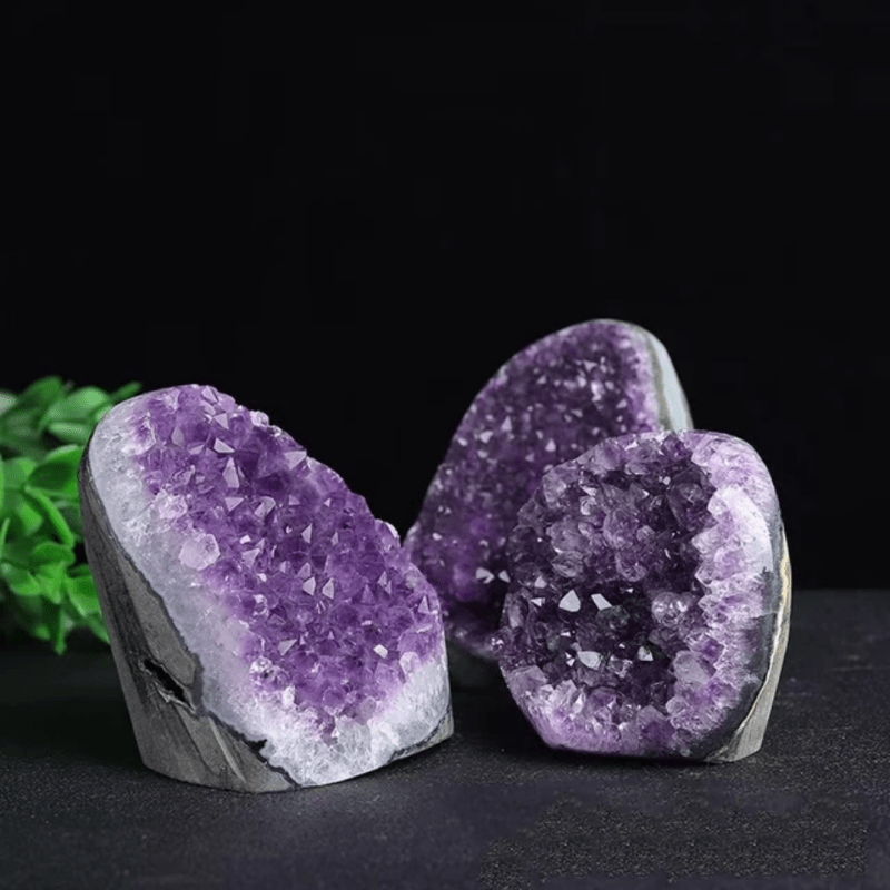 Natural Amethyst Cluster Wholesale rough amethyst geode cluster specimen for feng shui decoration - Crystal Image - British D'sire