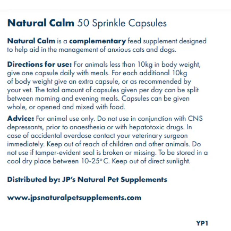 Natural Calming Supplement for Cats & Dogs - Calming - British D'sire