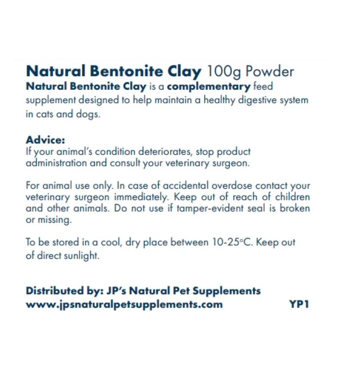 Natural Digestive Bentonite Clay for Dogs & Cats - Digestive Care - British D'sire